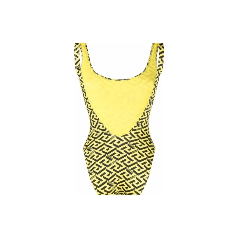 VERSACE One-Piece Swimsuits Women's Yellow-4