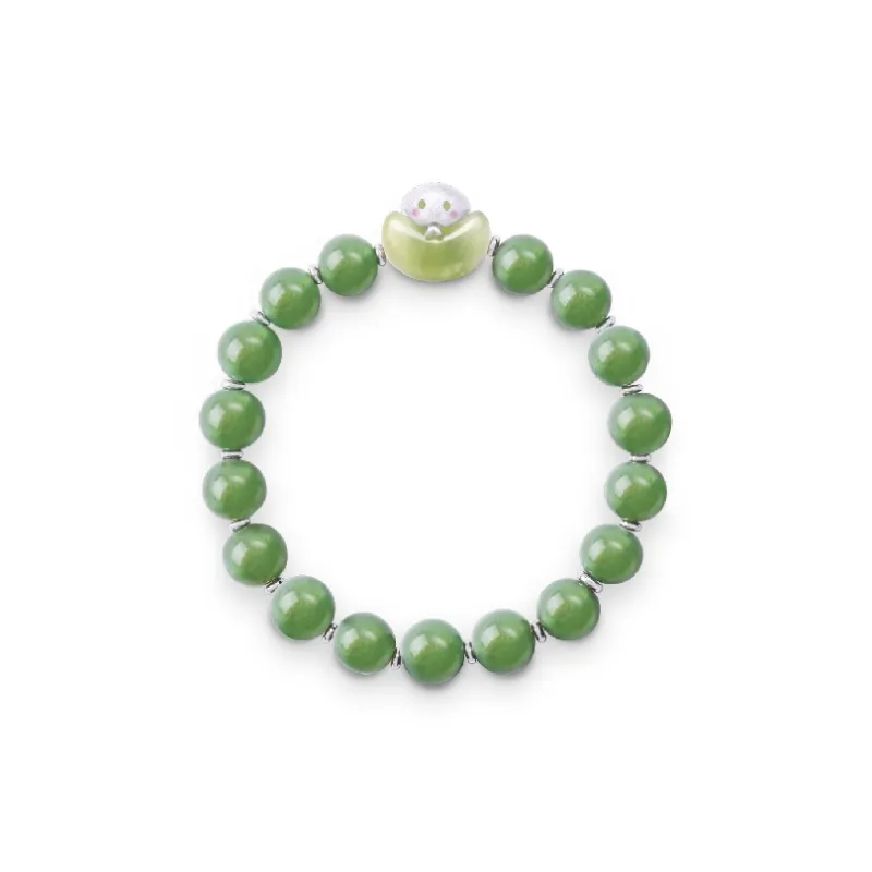 BAODEYI Serpentine Jade Bracelets Unisex-0