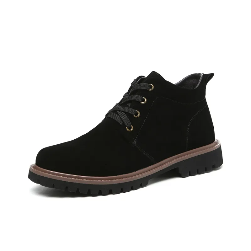 Devanro Casual Shoes Men's Black-0
