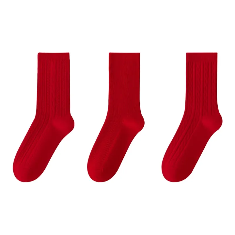 MIIOW Honmei Honmei Series Mid Calf Socks Unisex 3 Pack-10