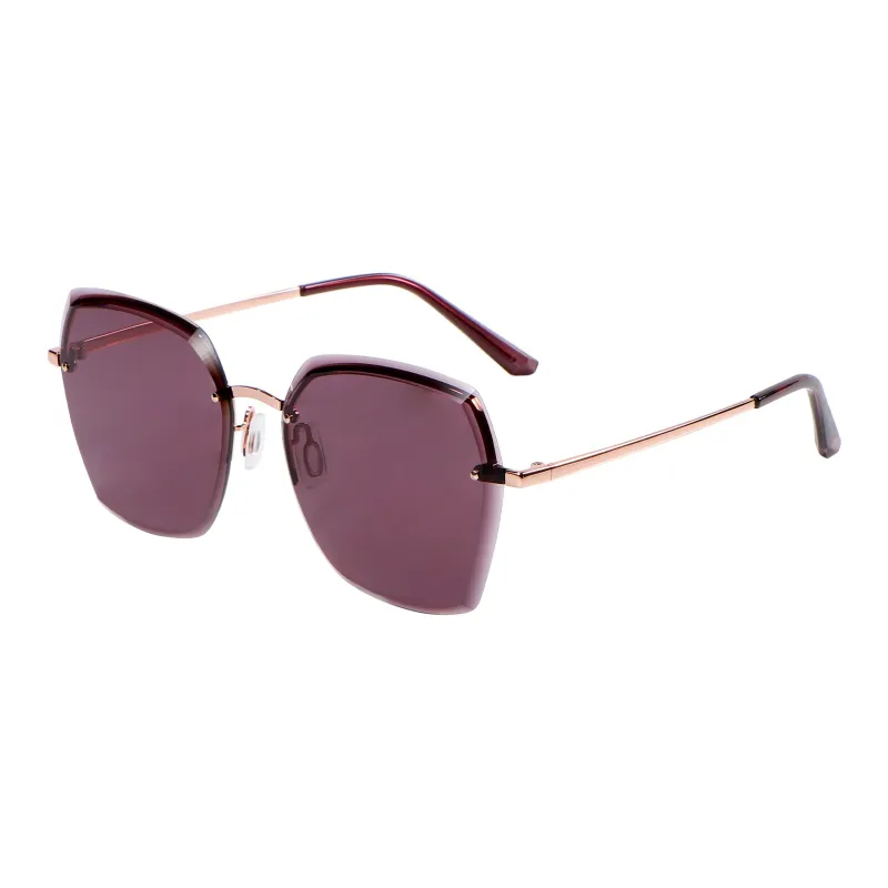 ETTE Metal Irregular Shape Sunglasses Women's-4