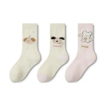 Moremoli Mid Calf Socks Women's 3 Pack
