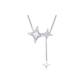 CHOW TAI SENG S925 Silver Necklaces Women's