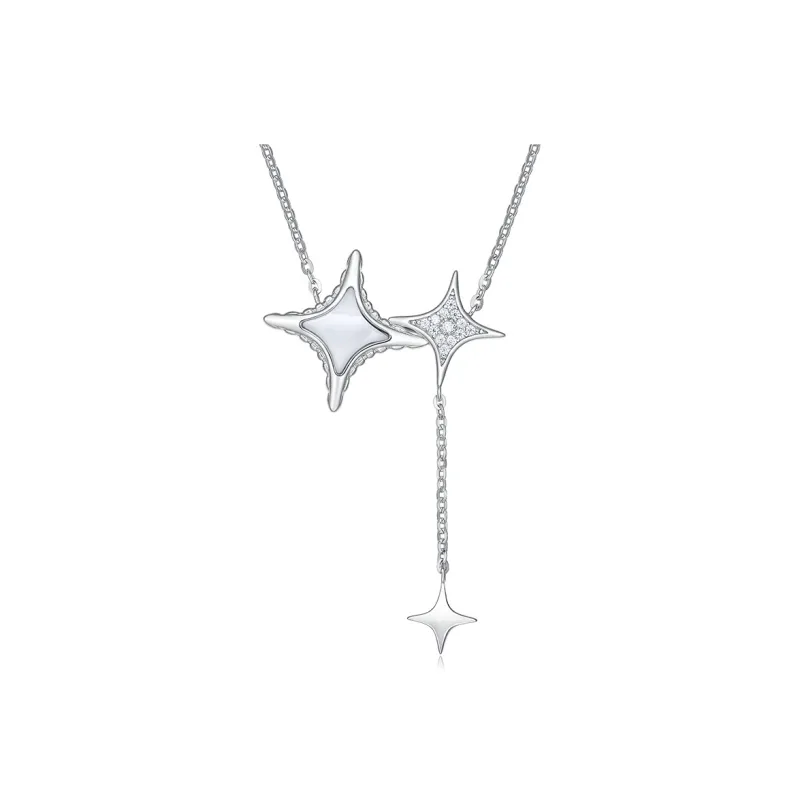 CHOW TAI SENG S925 Silver Necklaces Women's-0