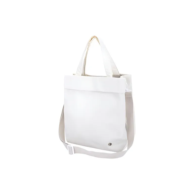 361° Fabric Tote Bag Shopping Bag Portable Crossbody Bag Shoulder Bag Women's Black/Ecru-5