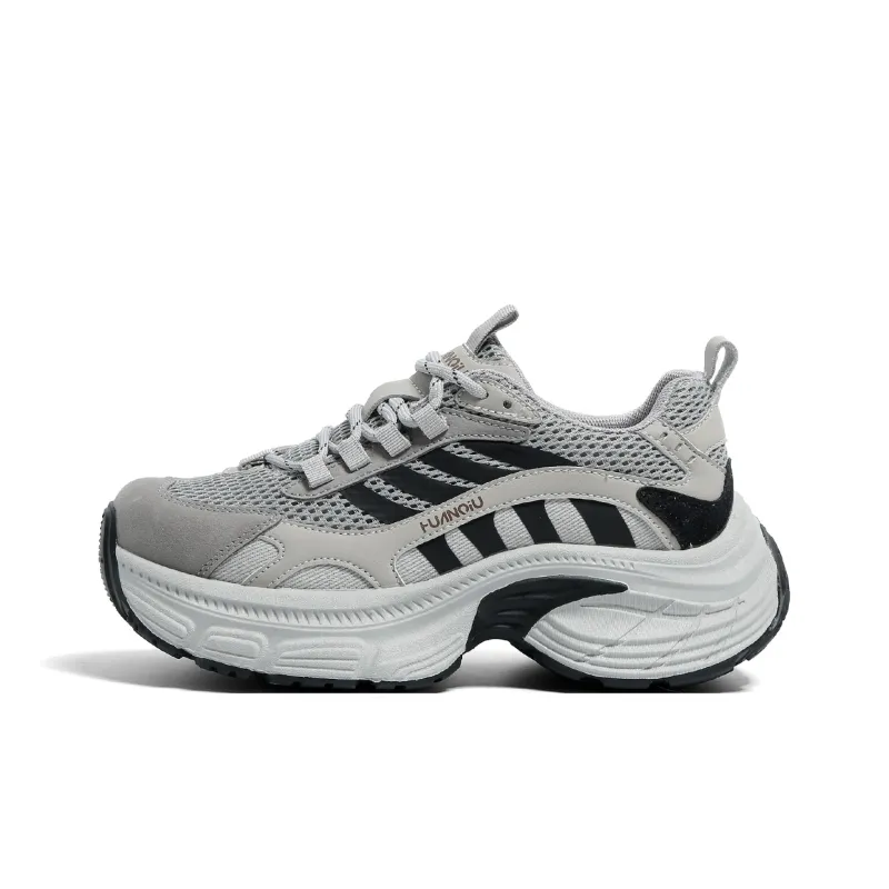 HUANQIU Cushioning Anti-Slip And Wear-Resistant Low-Top Chunky Sneakers Women's-6