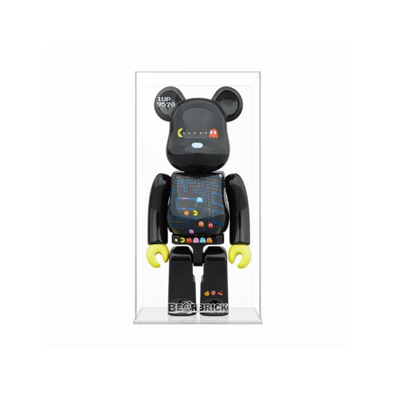 LIGHT YOUR BRICKS Compatibility 1000% Building Blocks Bear Display Case Bearbrick Storage Box Model Accessories-2