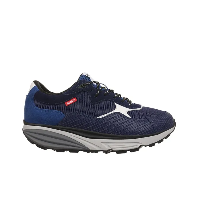 MBT Cushioned Wear Resistant Support Low Top Outdoor Shoes Men's Blue White-1