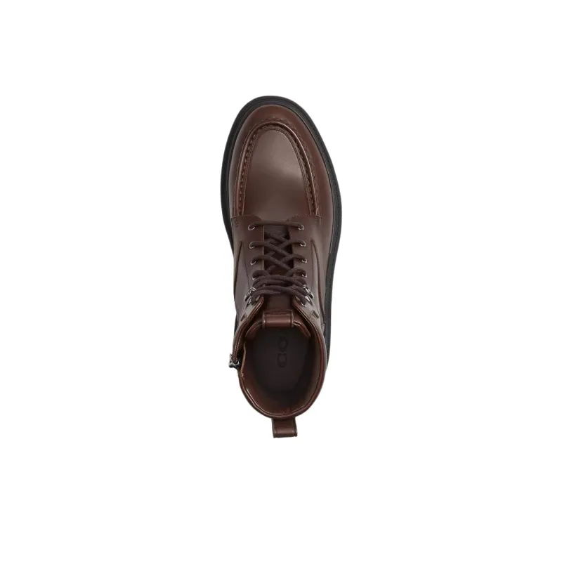 COACH Connor Ankle Boots 3.8cm Men's Red Brown-3
