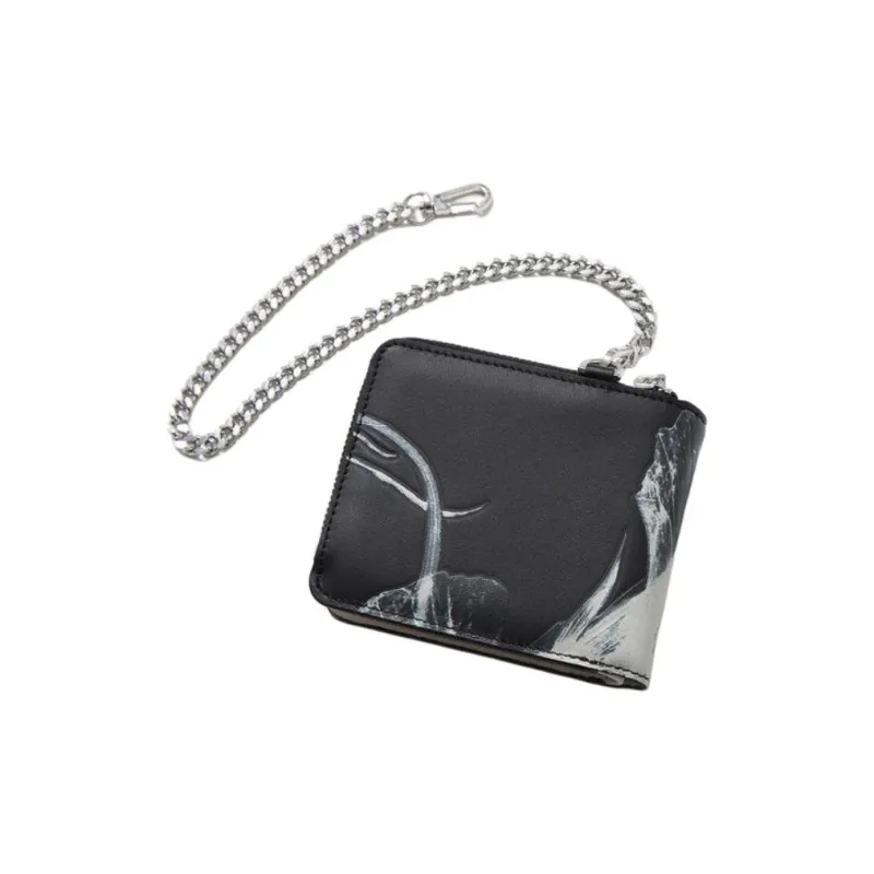 Adidas Y-3 Collaboration Leather Wallet Regular Unisex Black-4