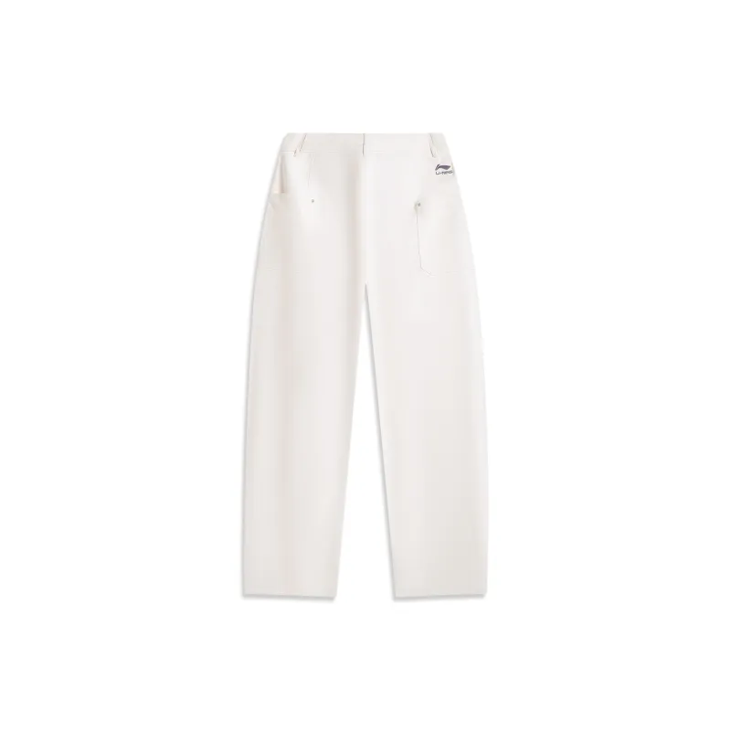 LiNing Weekend Youth Casual Pants Women's Ivory-1