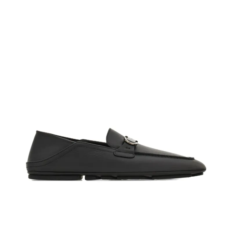FERRAGAMO GANCINI Loafers Men's Black-1