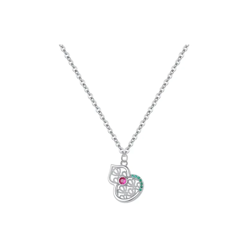 Heart Grass S925 Silver Necklaces Women's-0