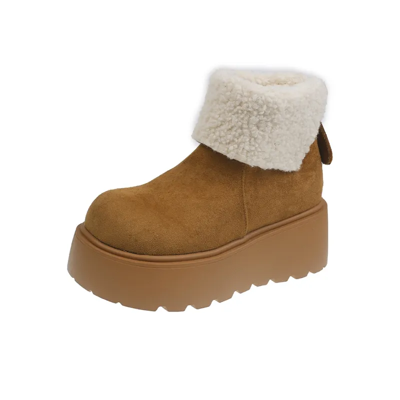 KUPE Warm Slip Resistant Coverage Short Snow Boots Women's-0