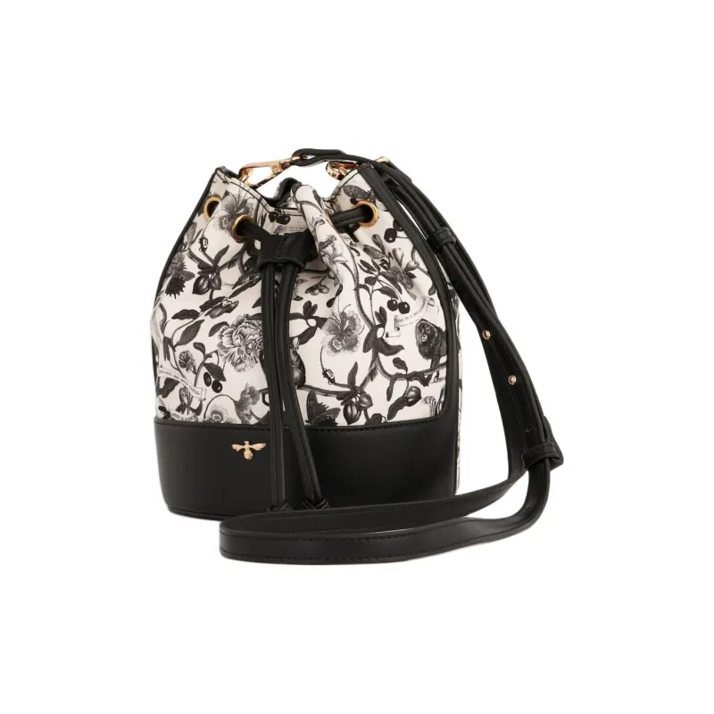 Fable Cotton Bucket Bag, Shoulder Bag Women's Black-1