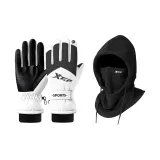 White-Fall Winter Thermal Set[Glove+Hats & Caps]