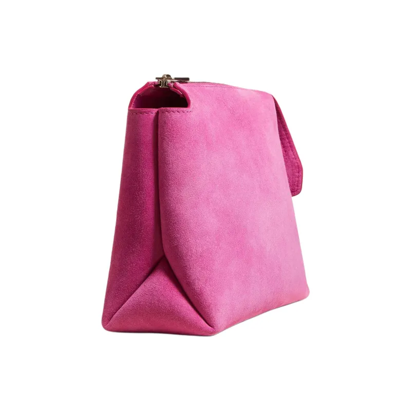 KHAITE Goatskin Clutch Women's Pink-1