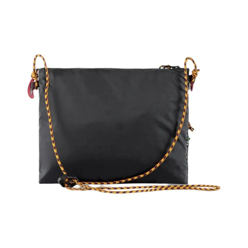 KLATTERMUSEN Recycled Polyamide Fanny Pack Crossbody Bag Shoulder Bag Large Size Unisex Raven Black-2