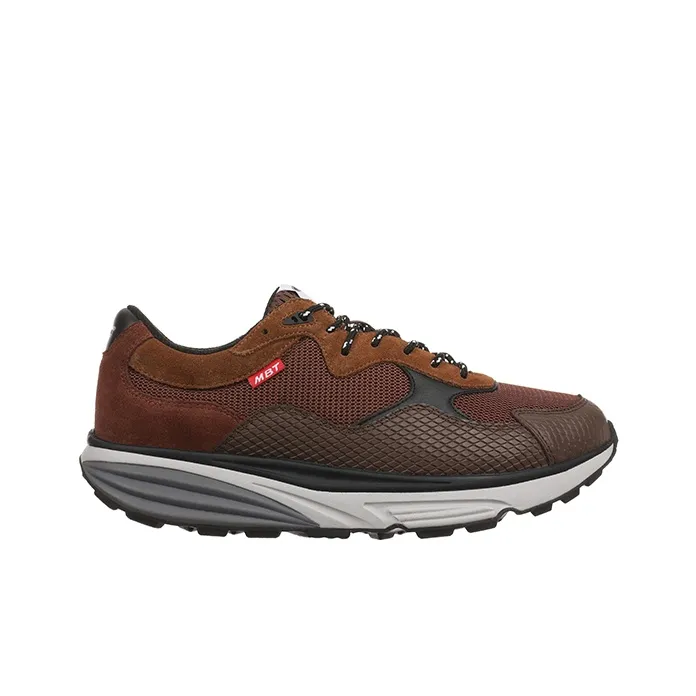 MBT Cushioned Wear Resistant Support Low Top Outdoor Shoes Men's Dark Brown-1