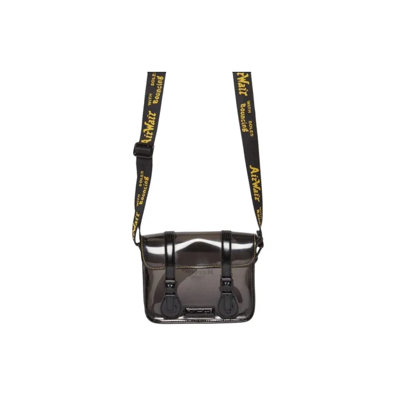 Dr.Martens Cow Leather Crossbody Bags Medium Size Unisex Black-1