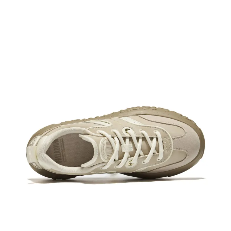 Palladium German Army Trainers Musical Note Shoes Wear Resistant Slip Resistant Low Top Skateboard Shoes Unisex Khaki-4