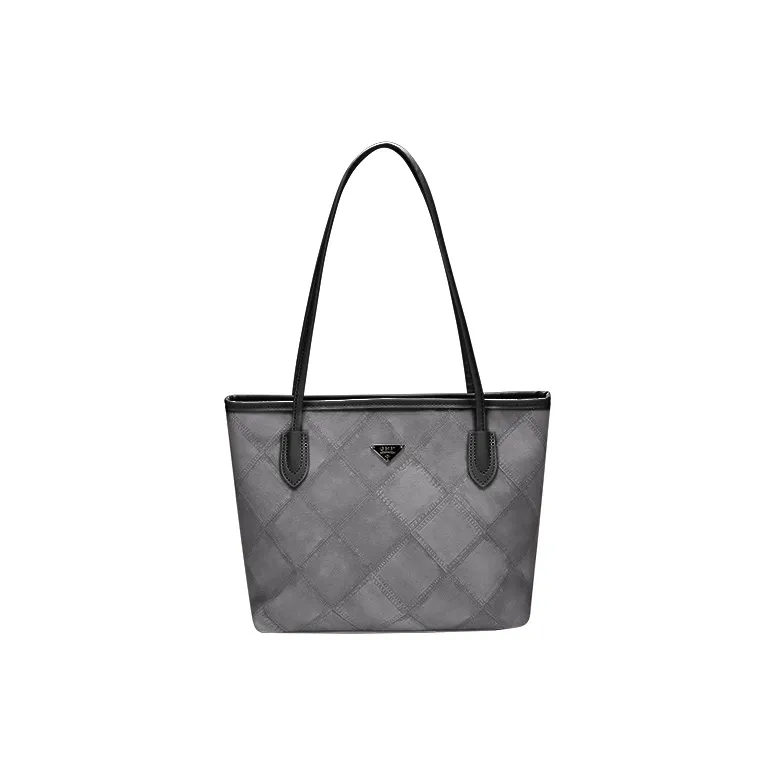Jade En Plus PU Shoulder Bag Regular Women's Ecru Black Tea-9