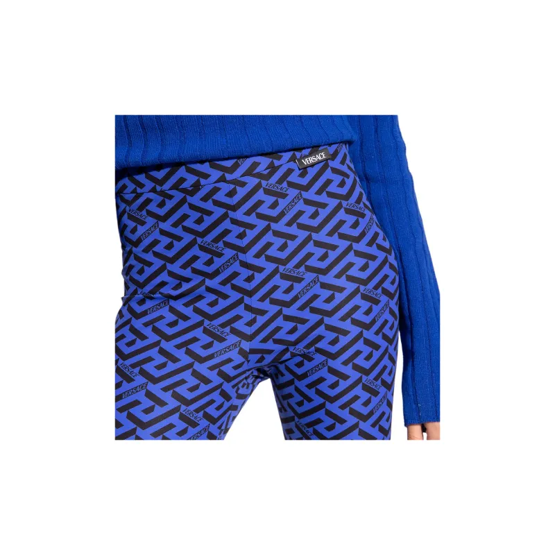 VERSACE Leggings Women's Blue-3