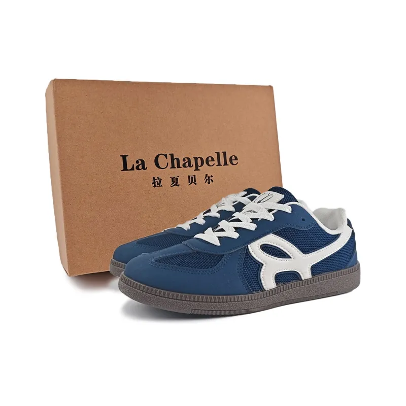La Chapelle Trendy Commute Shoes Low Top Skateboard Shoes Women's Blue-0