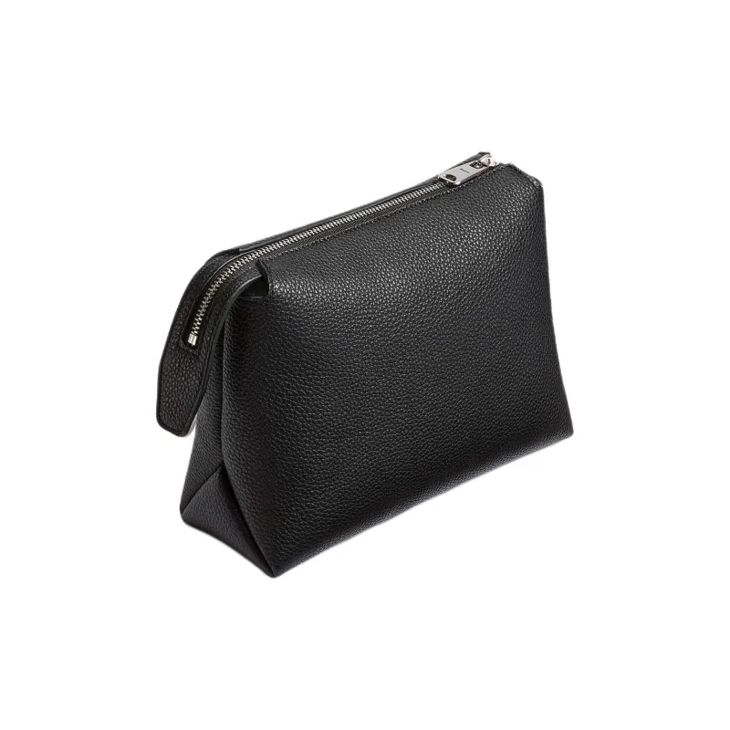 KHAITE Litchi Grain Calfskin Clutch Women's Black-2