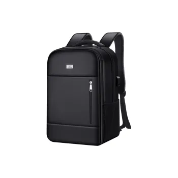 SEPTWOLVES Oxford Backpack Laptop Bag Regular Men's Black