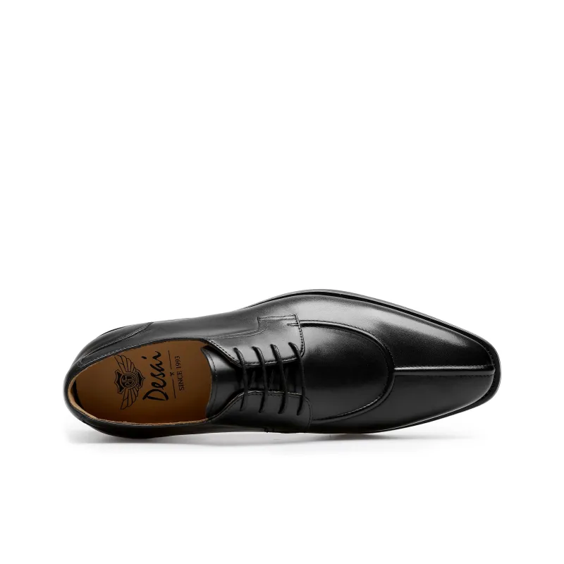 Desai Dress Shoes Men Low Top Black, Brown-2