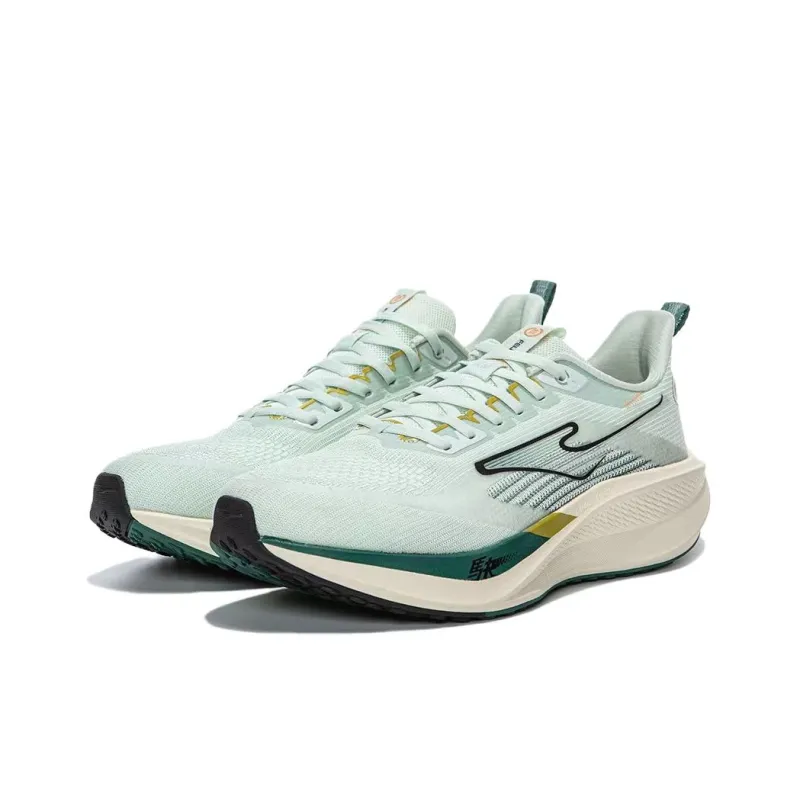 Erke Cushioning Lightweight Wear-Resistant Low-Top Training Sprint Running Shoes Men's Green-1