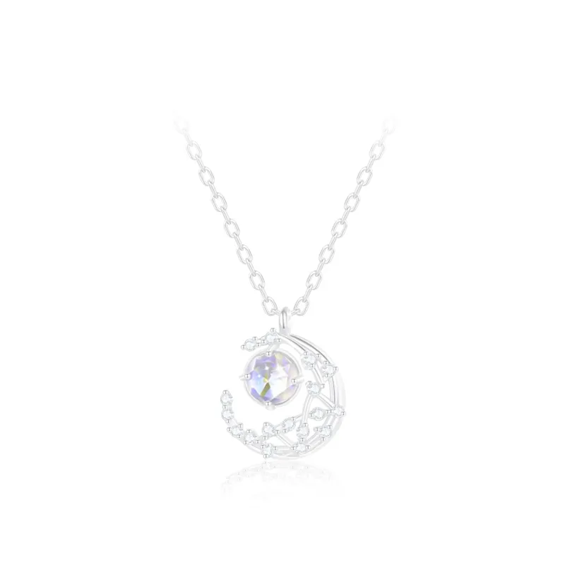 PRETTY DIARY S925 Silver Necklaces Women's-0