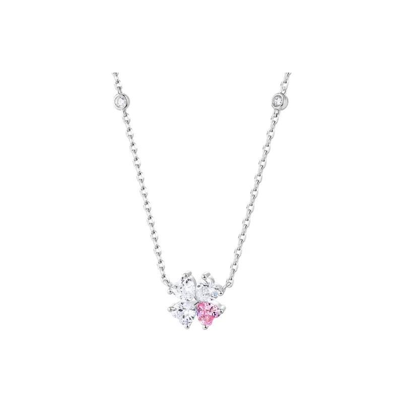 KADER S925 Silver With Full Zircon Necklaces Women's Two Tone Box-3