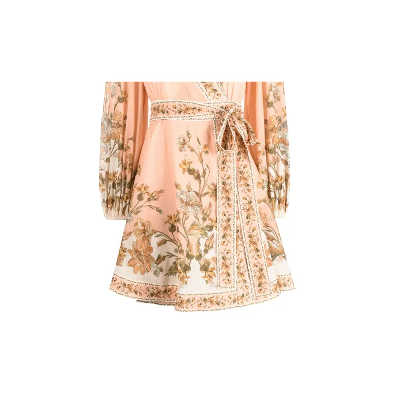 Zimmermann Chintz Wrapped Mini Dress-5