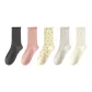 5 Pack (TXJ15502 Polka Dot-Dark Gray+Pink+Custard+Beige+White)