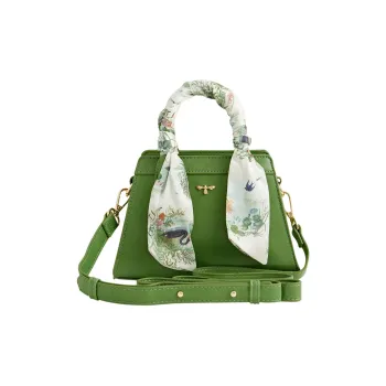 Fable Polyurethane One Shoulder Handbags Women's Green