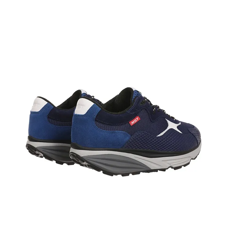 MBT Cushioned Wear Resistant Support Low Top Outdoor Shoes Men's Blue White-3