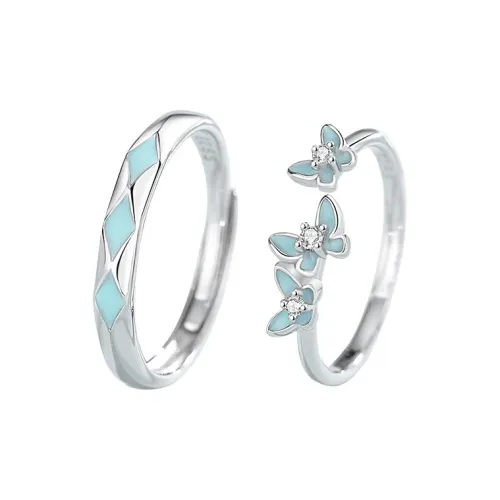 LUCA Sterling Silver Rings Unisex Anniversary Gift For Girlfriends Birthday
