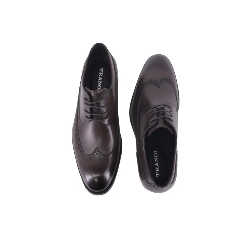 TRANOI Dress Shoes Men's Dark Brown-5