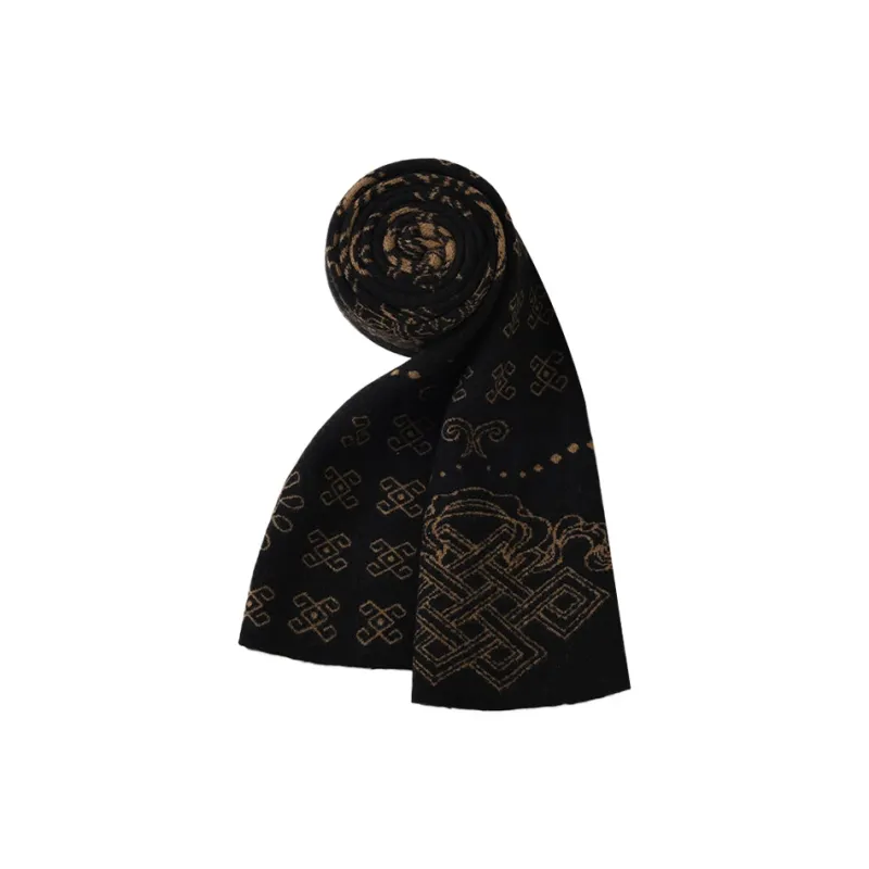Yalu Wool Knit Scarves Unisex Gift Box Set-5