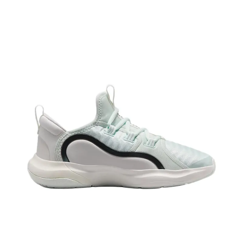 Jordan Abrasion Resistant Low Top Kids Lifestyle Shoes White Black Unisex-1