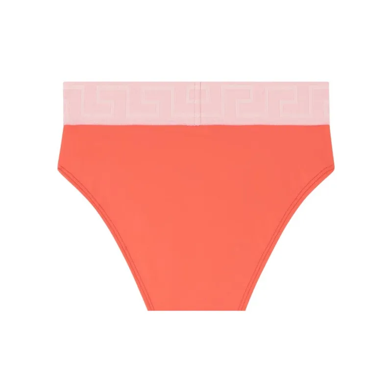 VERSACE Greca Border High waist Bikini Bottoms-3