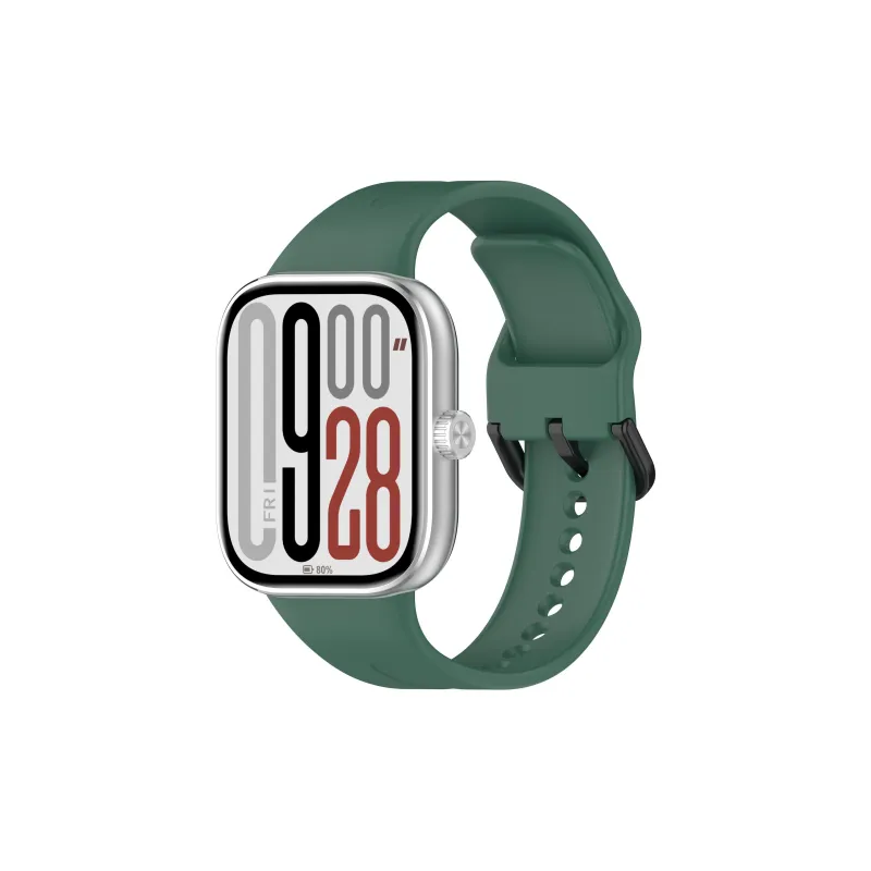 IBOANN Red Beige Compatibility Watch Band Silicone Material-8
