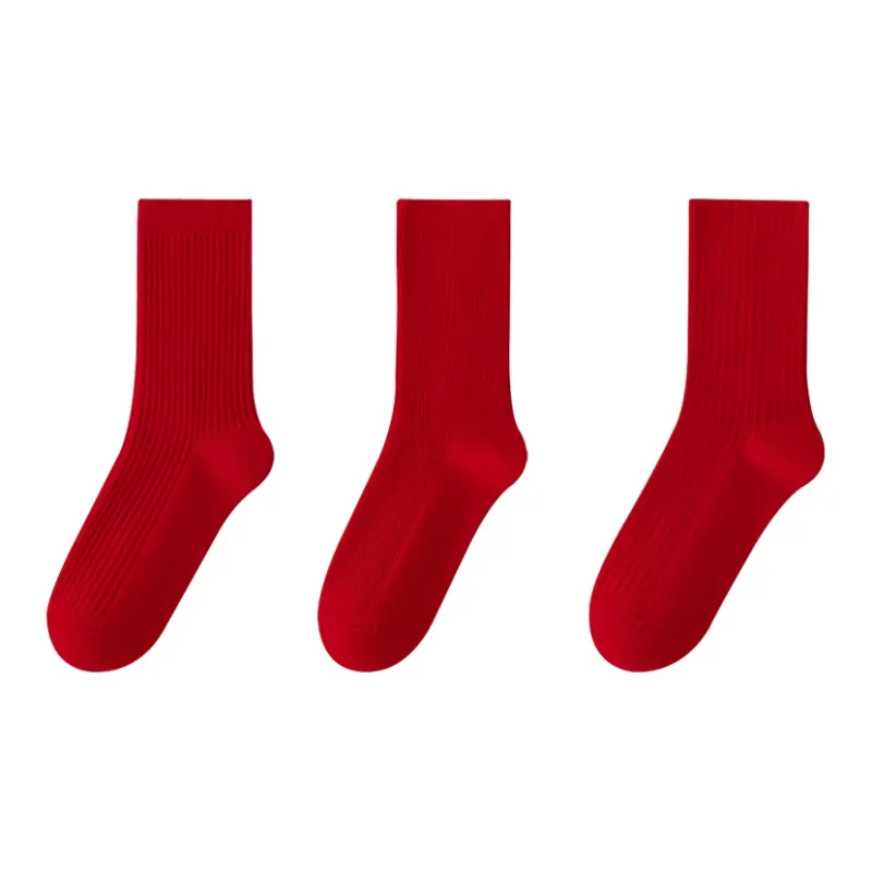 MIIOW Honmei Honmei Series Mid Calf Socks Unisex 3 Pack-9