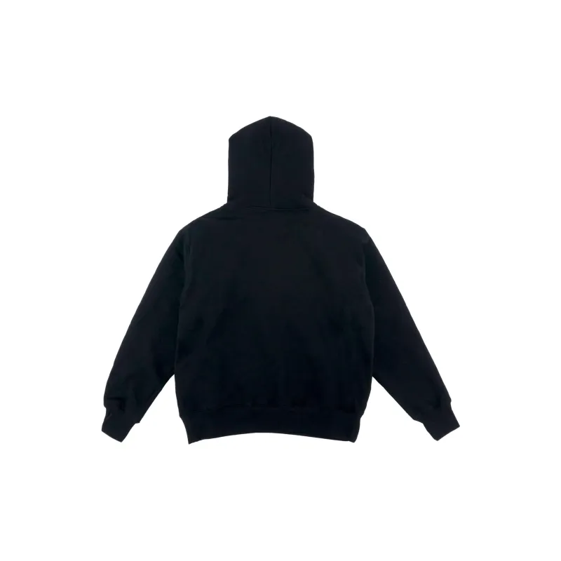 PLEASURES Wave Quilted Hoodie-1