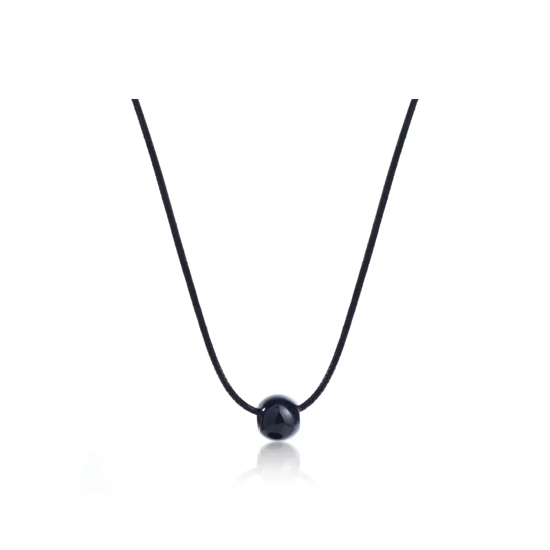 FOREVER MELODY Tiger's Eye Stone Necklaces Unisex-3