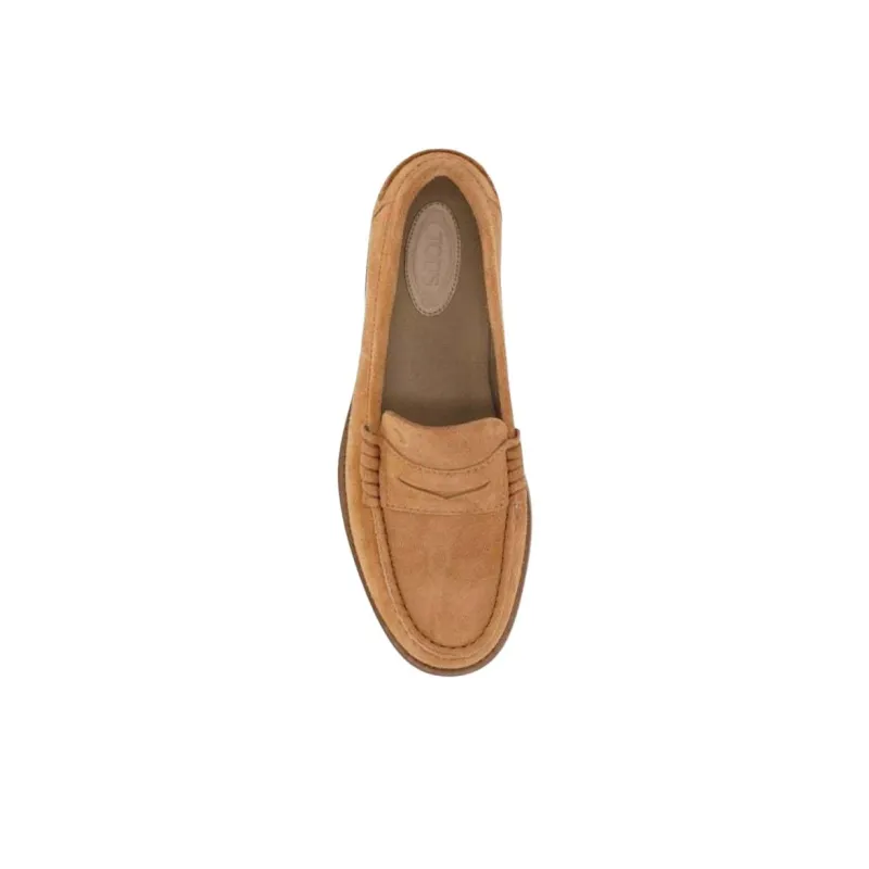 TOD'S Square Toe Penny Loafers Women's-3