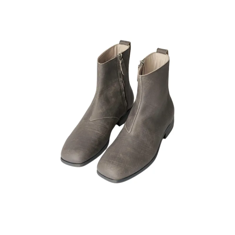 OUR LEGACY Michaelis Ankle Boots Unisex Dark Gray-3