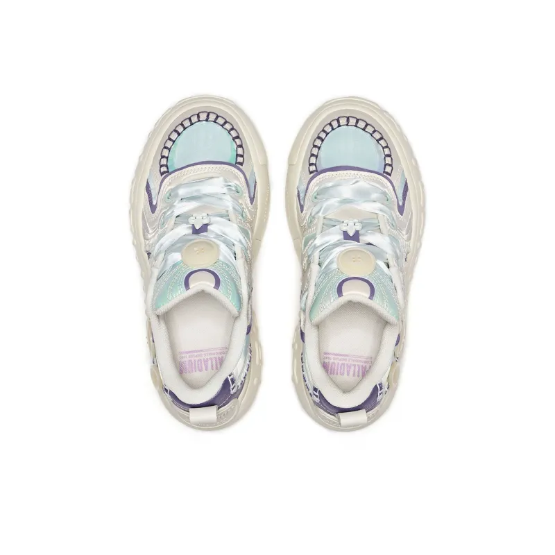 Palladium Button Shoes Wear Resistant Slip Resistant Low Top Skateboard Shoes Unisex White-6